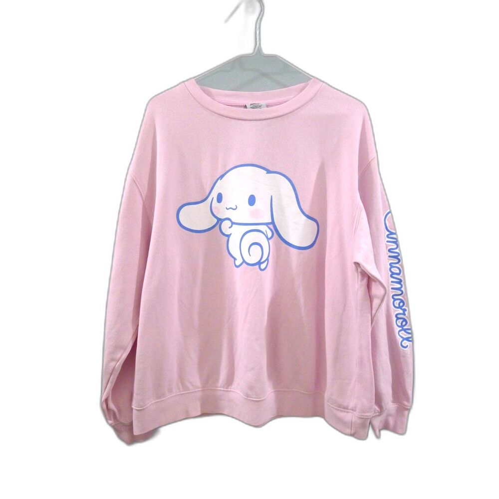 Sanrio Cinnamon Roll Crew Neck Sweatshirt L